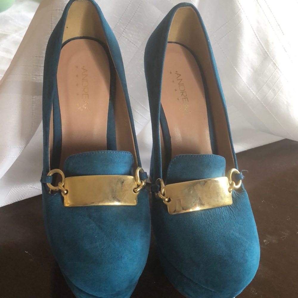 Blue heels